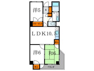 ヒルデン北山の物件間取画像